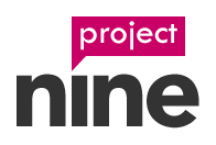 Project Nine Web Design Logo